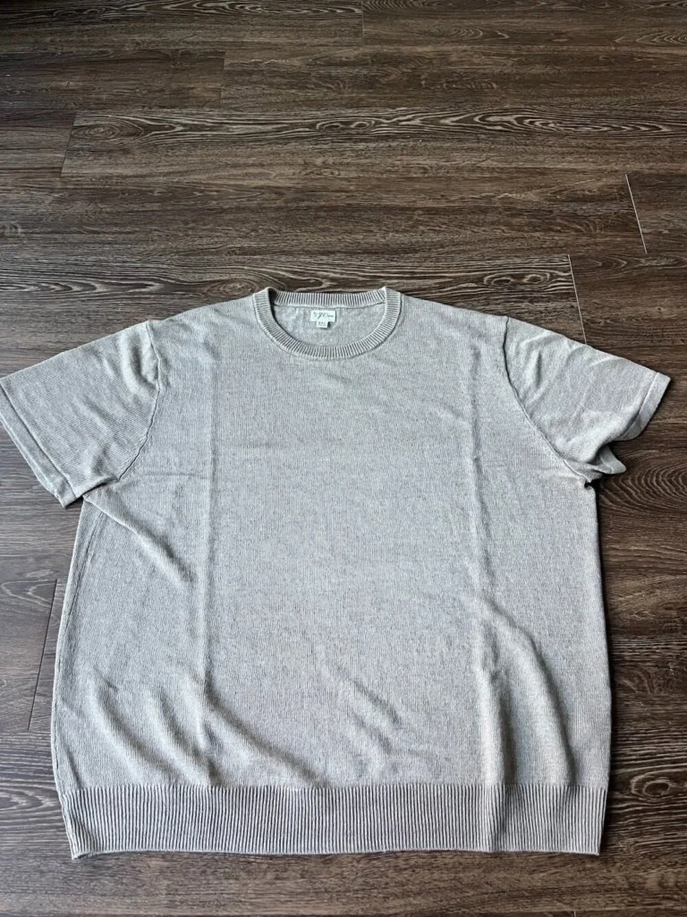 J. Crew Short-sleeve linen sweater tee Excellent Condition Heather Twig Colorway